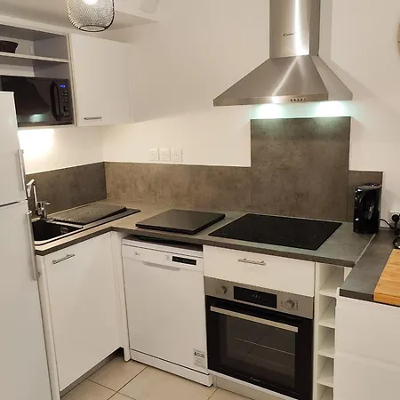 Villa T3 Climatisee En Avec Piscine Vias